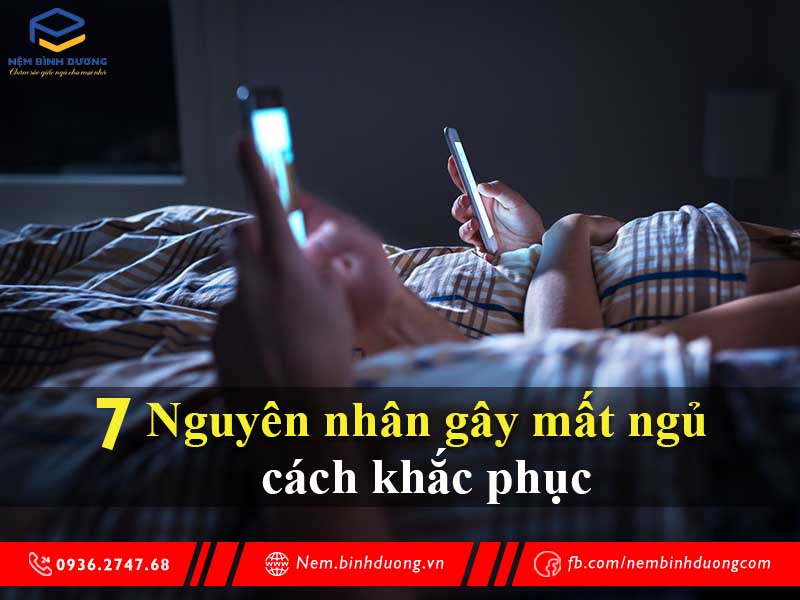 7 nguyên nhân gây mất ngủ và cách khắc phục - Nệm Bình Dương