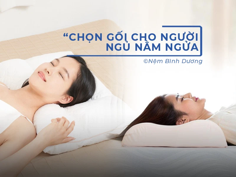 Cách chọn gối phù hợp cho người nằm ngửa Cách chọn gối phù hợp cho người nằm ngửa
