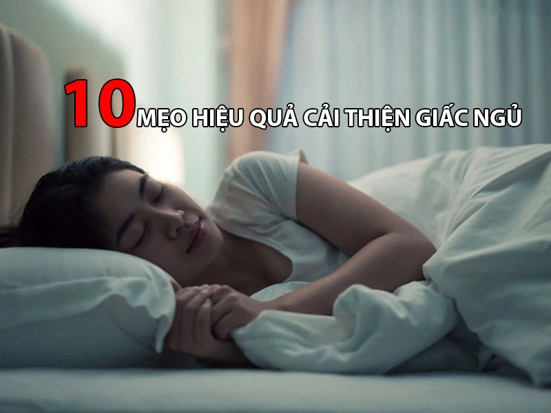 Cách dễ vào giấc ngủ