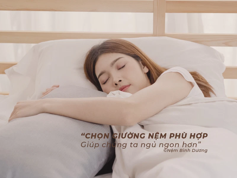 Cách tạo môi trường ngủ lý tưởng - Chọn giường nệm phù hợp giúp chúng ta ngủ ngon hơn Cách tạo môi trường ngủ lý tưởng