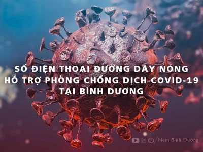 Đường dây nóng hỗ trợ Covid-19 tại Bình Dương