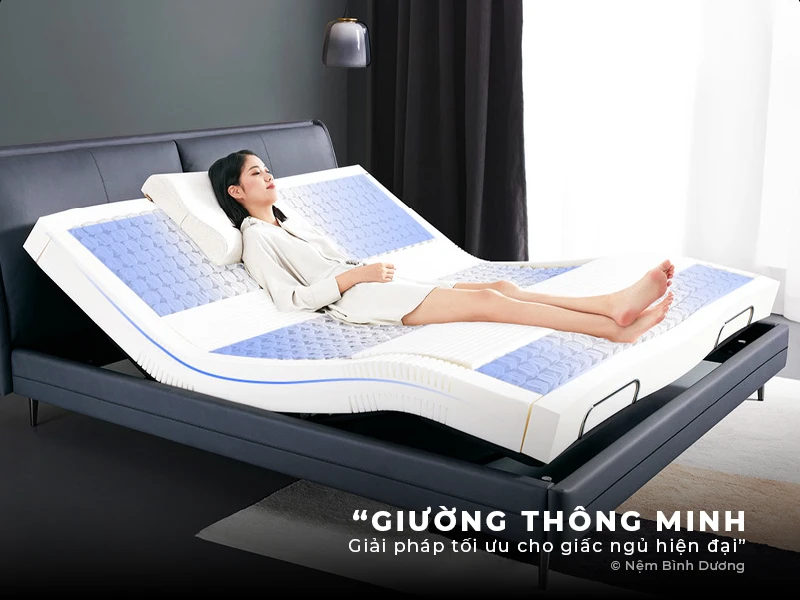 Giường thông minh - Giải pháp tối ưu cho giấc ngủ hiện đại Giường thông minh giải pháp cho giấc ngủ hiện đại