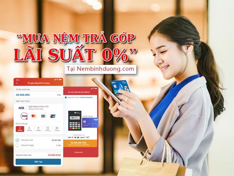 Mua nệm trả góp - Nệm Bình Dương