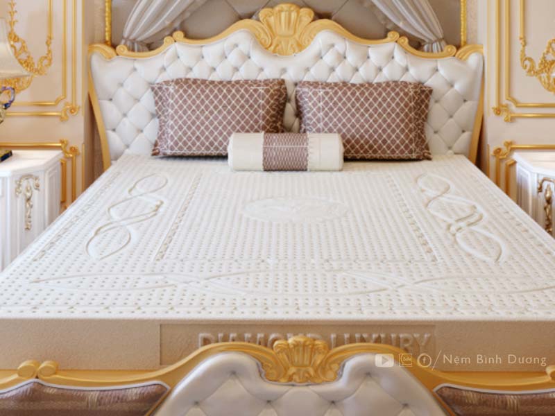 Nệm cao su Kim Cương Diamond Luxury - Nệm Bình Dương