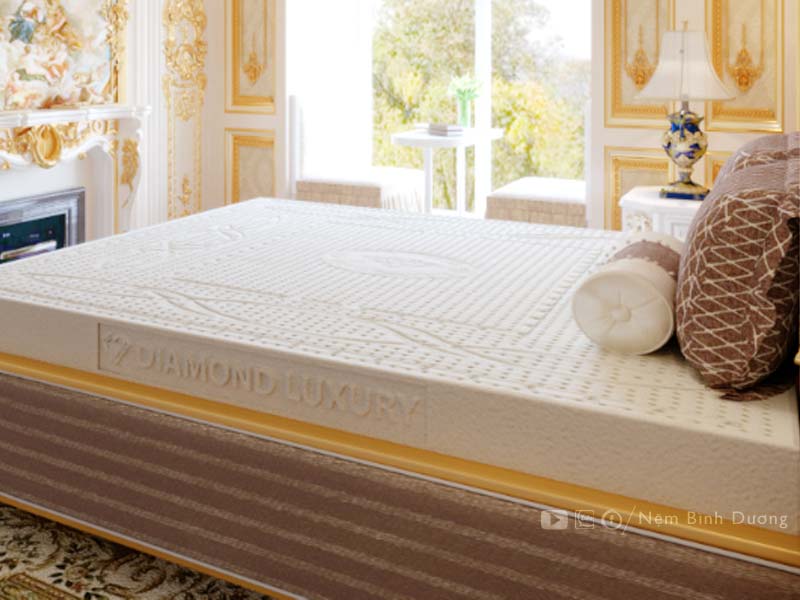 Nệm cao su Kim Cương Diamond Luxury - Nệm Bình Dương
