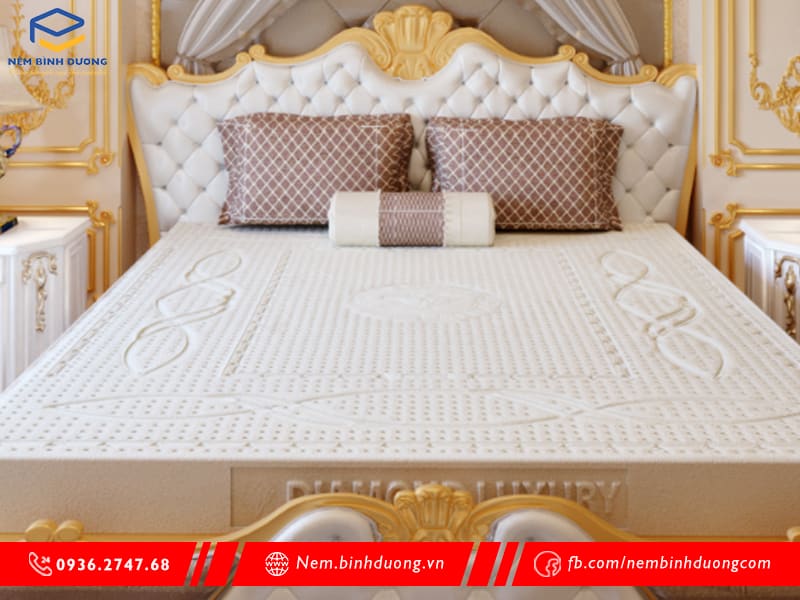 Nệm cao su Kim Cương Diamond Luxury - Nệm Bình Dương