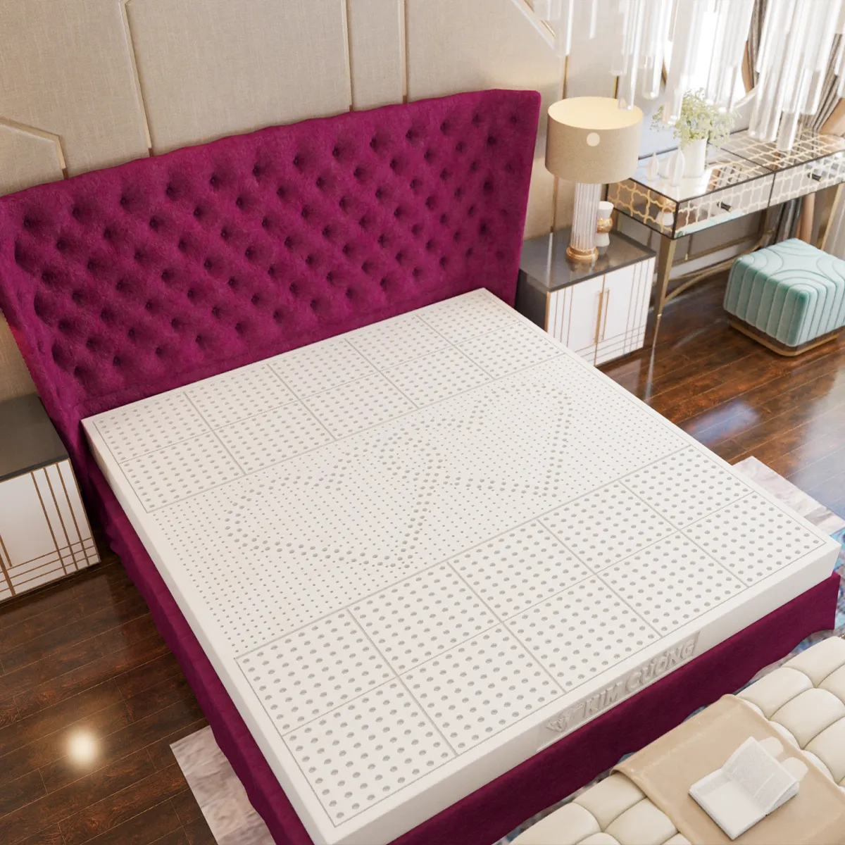 Nệm cao su Kim Cương Purelux 3zone