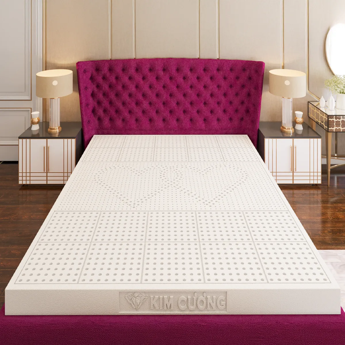 Nệm cao su Kim Cương Purelux 3zone