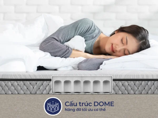 Nệm cao su Liên Á L'A Dome Grey