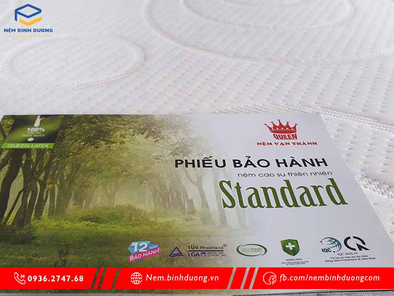 Nệm cao su Vạn Thành Standard - Nệm Bình Dương