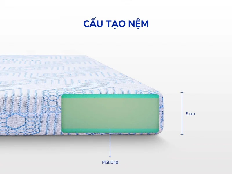 Cấu tạo nệm foam Aroma Luxury
