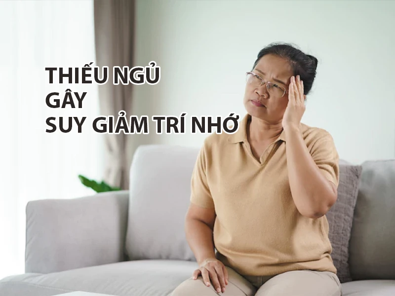 Thiếu ngủ gây giảm khả năng tập trung và suy giảm trí nhớ