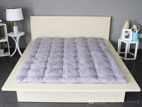 Topper Edena màu xám - Nệm Bình Dương