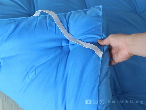 Topper Edena màu xanh dương - Nệm Bình Dương