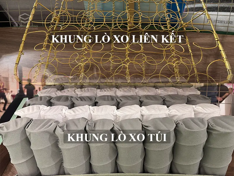quy trình uốn cuộn nệm lò xo